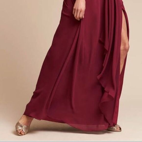 💯 WATTERS AND WATTERS Kane Dress in Marsala - Picture 4 of 9